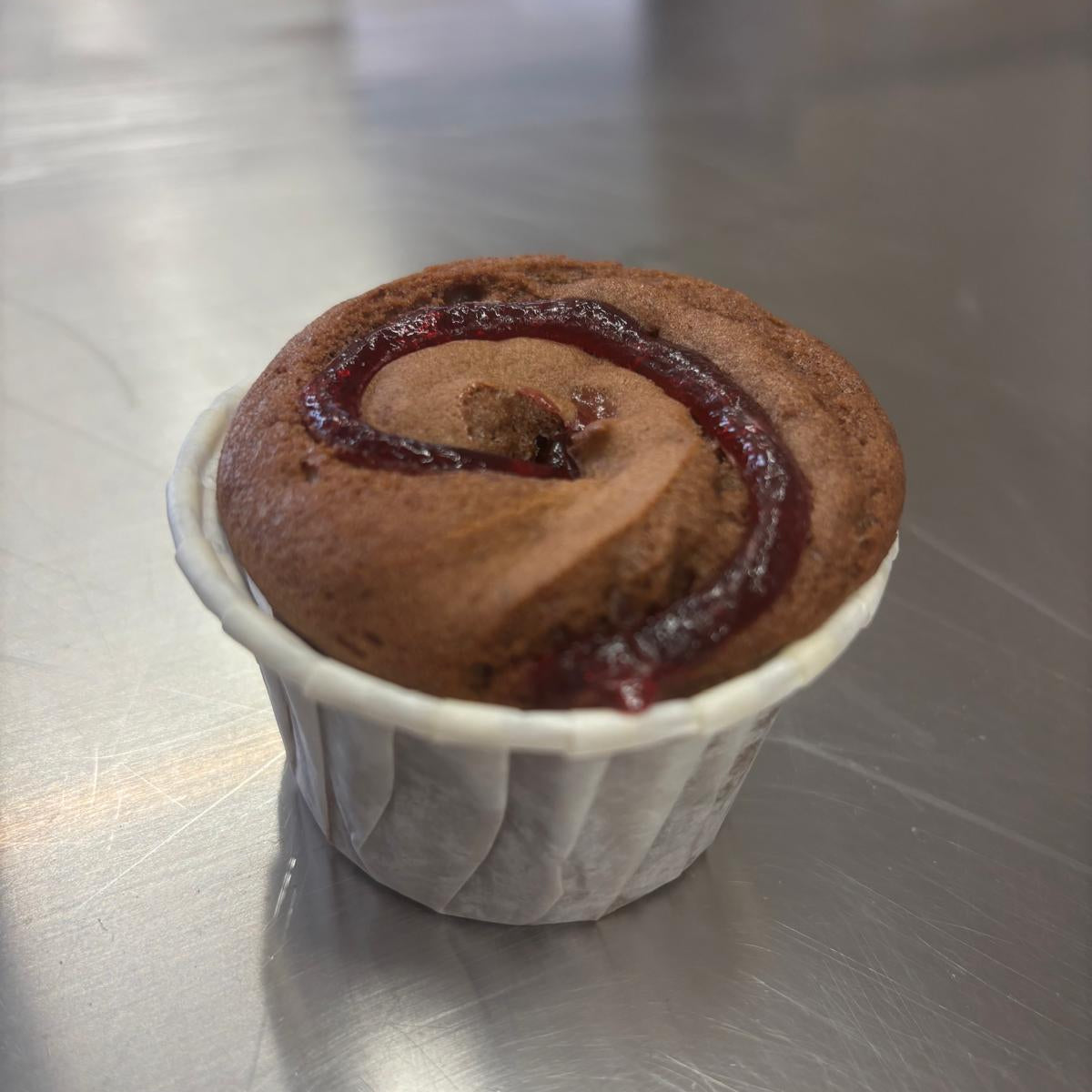 Muffin senza Glutine al Cacao con Crema al Caramello
