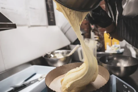 Lavorazione di un impasto Mastica con Gusto